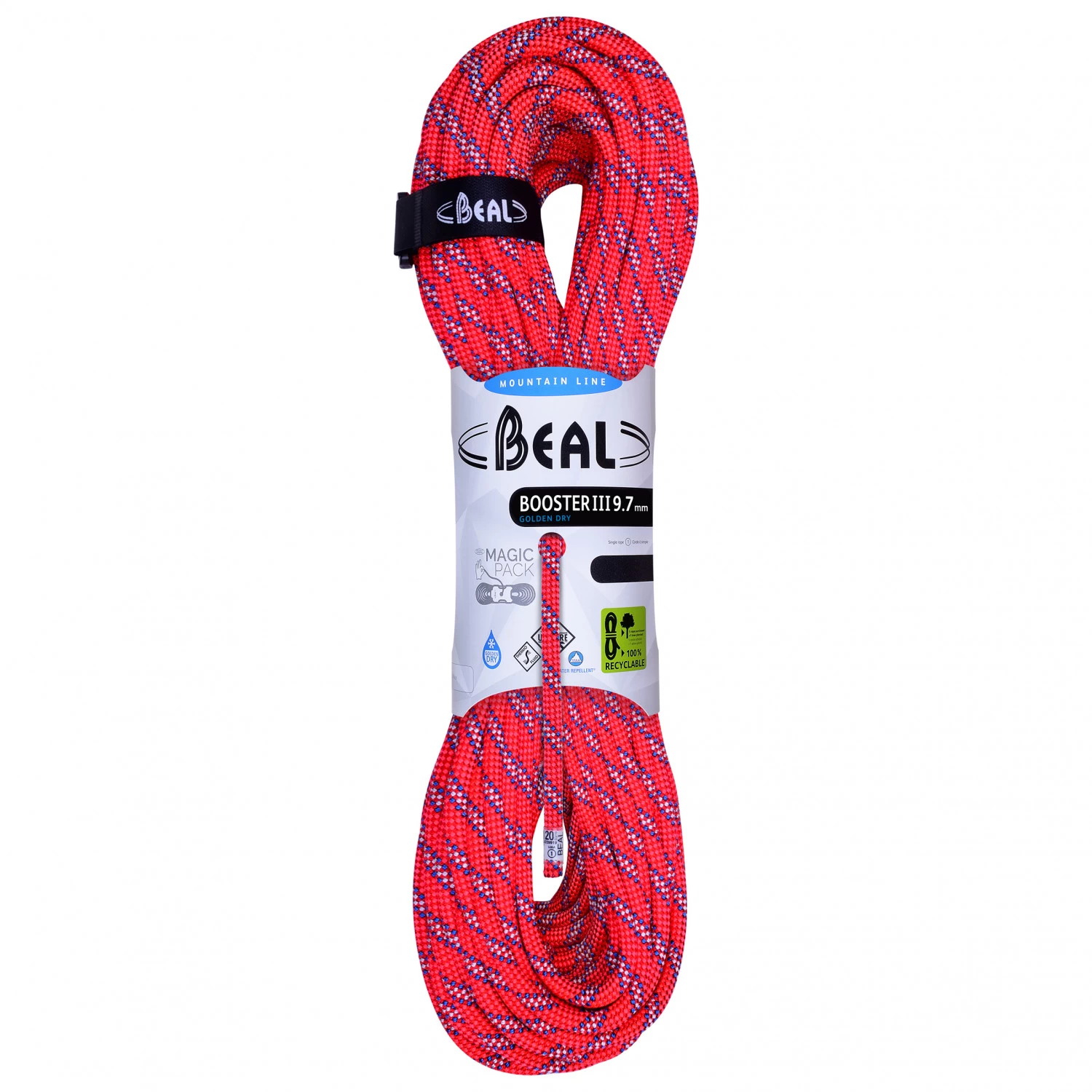 Beal - Booster III Golden Dry 9,7 Mm - Single Rope 4 Beal - Booster III Golden Dry 9,7 Mm - Single Rope - Image 2
