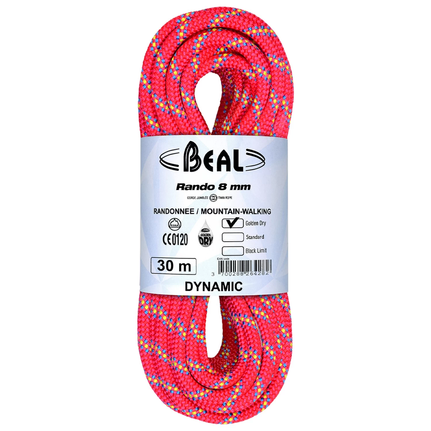 Beal - Rando Golden Dry 8 Mm - Twin Rope 8 Beal - Rando Golden Dry 8 Mm - Twin Rope - Image 6