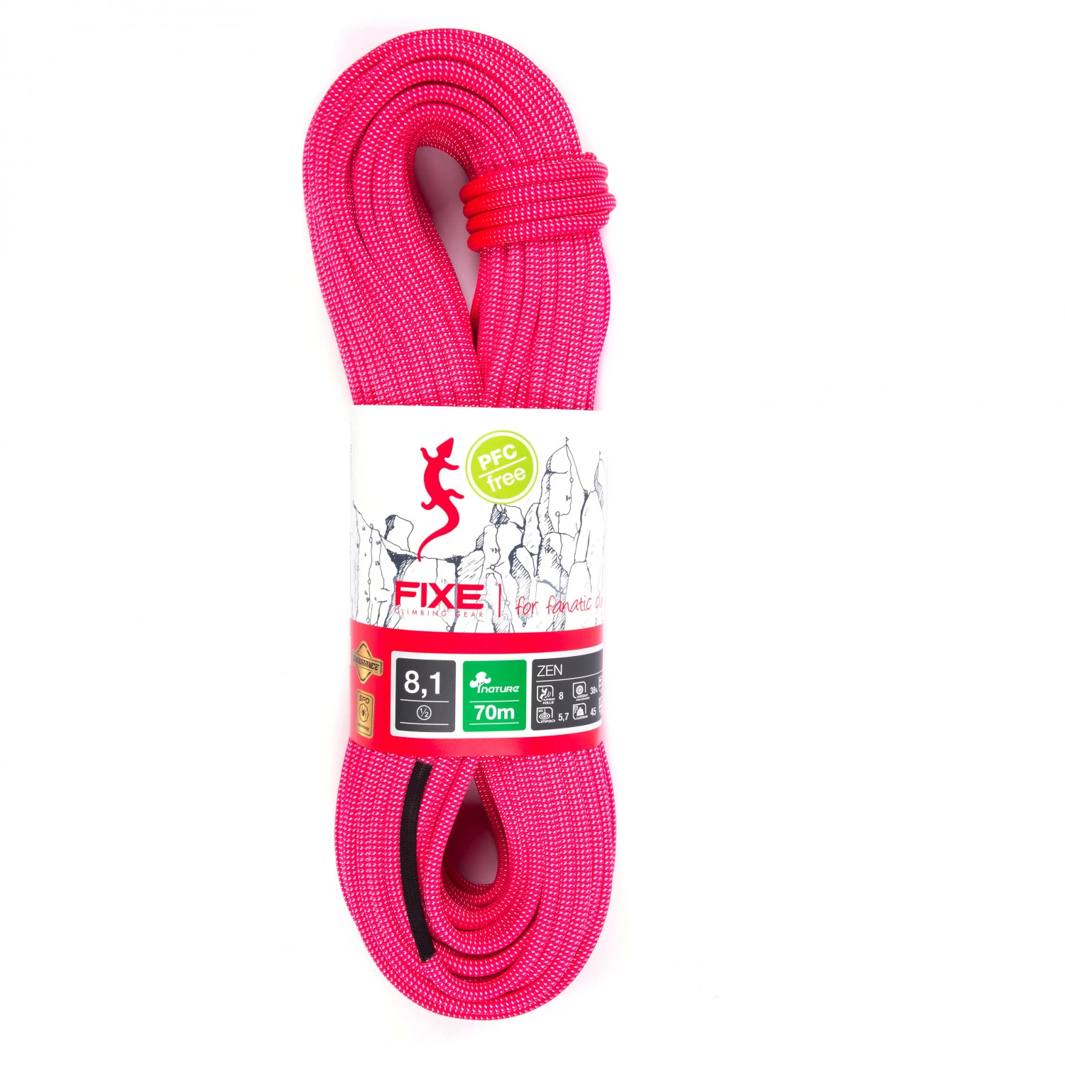 Fixe - Rope Zen Nature Ø 8,1 Mm - Half Rope 3 Fixe - Rope Zen Nature Ø 8,1 Mm - Half Rope